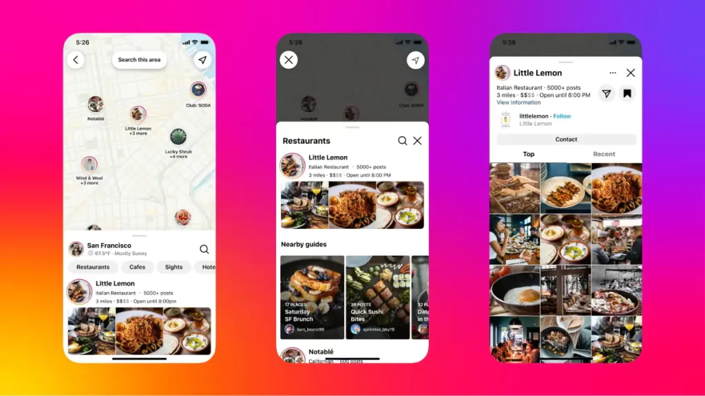 Instagram Map Search Example